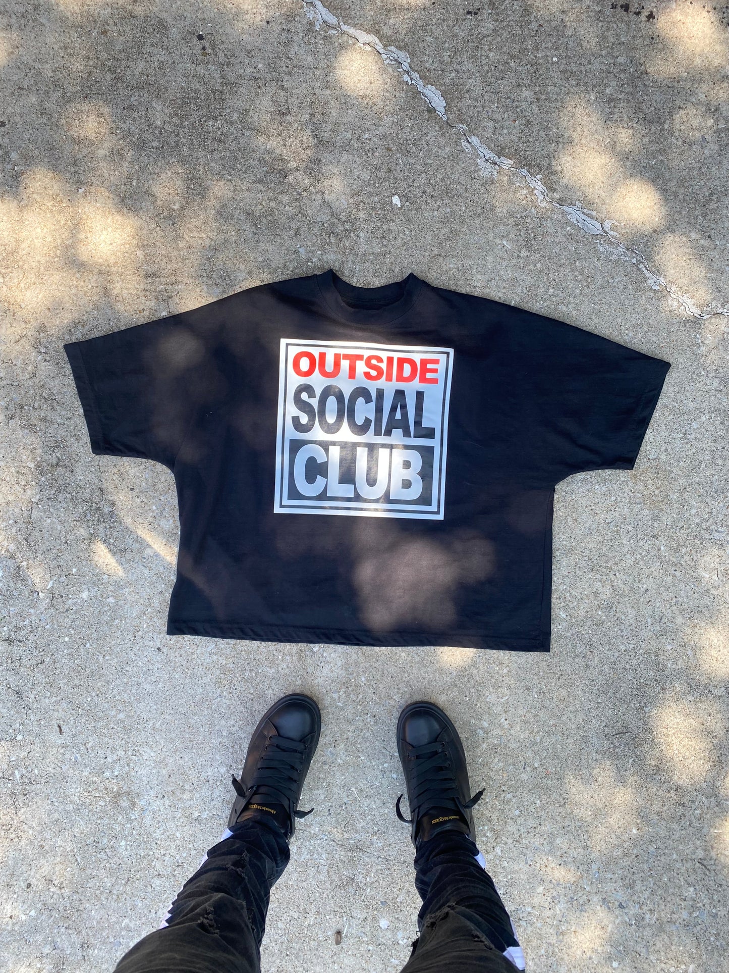OSC Croped box T “Banner”